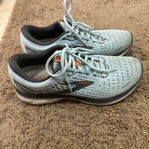 Brooks Ghost13 Women's Light Blue and Grey Running Shoes